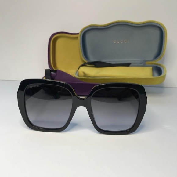 Authentic ?- New Gucci GG0096S 001 54 Ladies Sunglasses main image 14